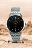 ساعت داتیس مردانه کلاسیک بند فلزی صفحه تیره