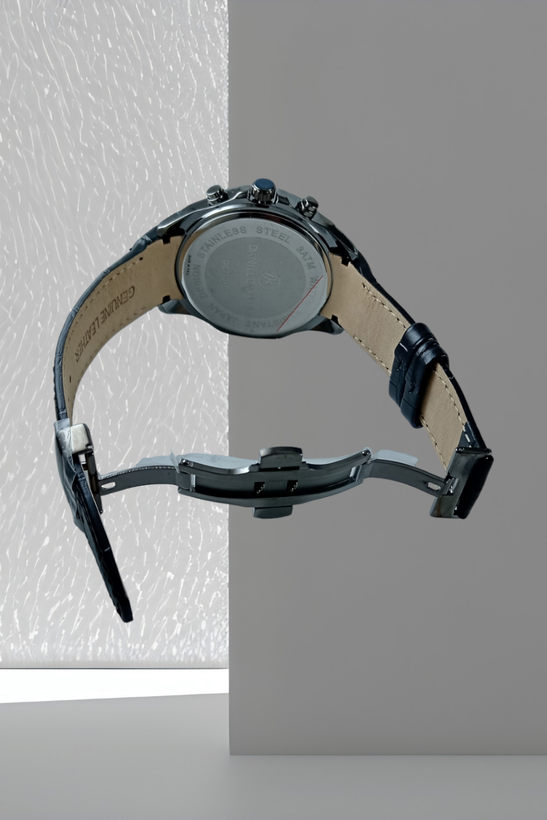 ساعت مردانه دنیل سزار بند چرم سه موتوره