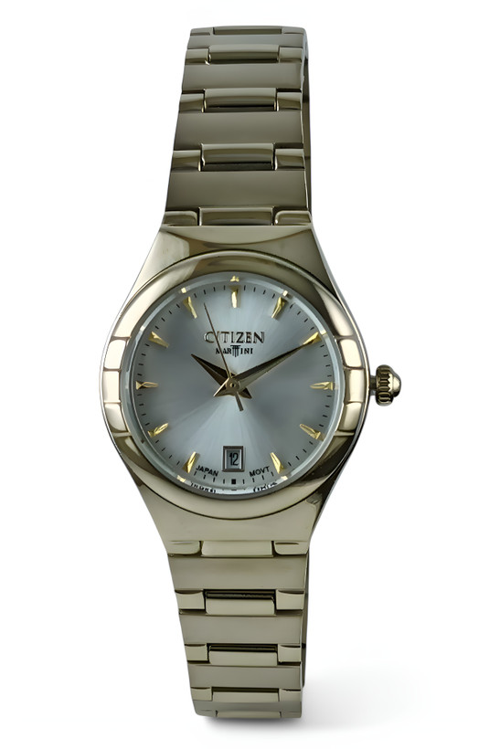 ساعت زنانه سیتیزن کلاسیک فانتزی | بند طلایی | صفحه روشن | قفل پروانهای | گارانتی رزتایم