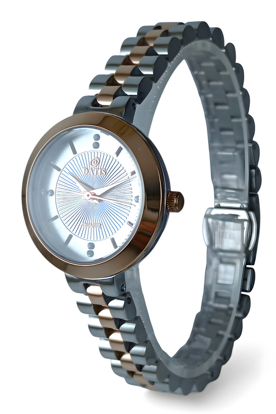 ساعت مچی زنانه داتیس با صفحه به نسبت بزرگتر و ظاهر فانتزی جذاب