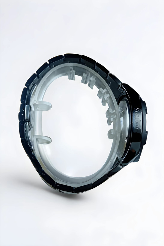 ساعت مچی مردانه کورنوگراف سینیور با بند مشکی و صفحه سبز