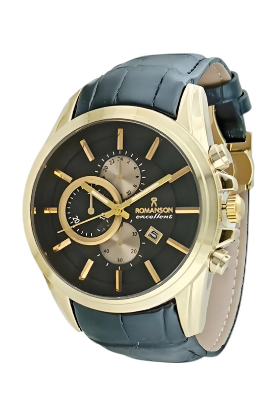 ساعت مچی طرح سه زمانه رومانسون با موتور ژاپن و قفل پروانه ای