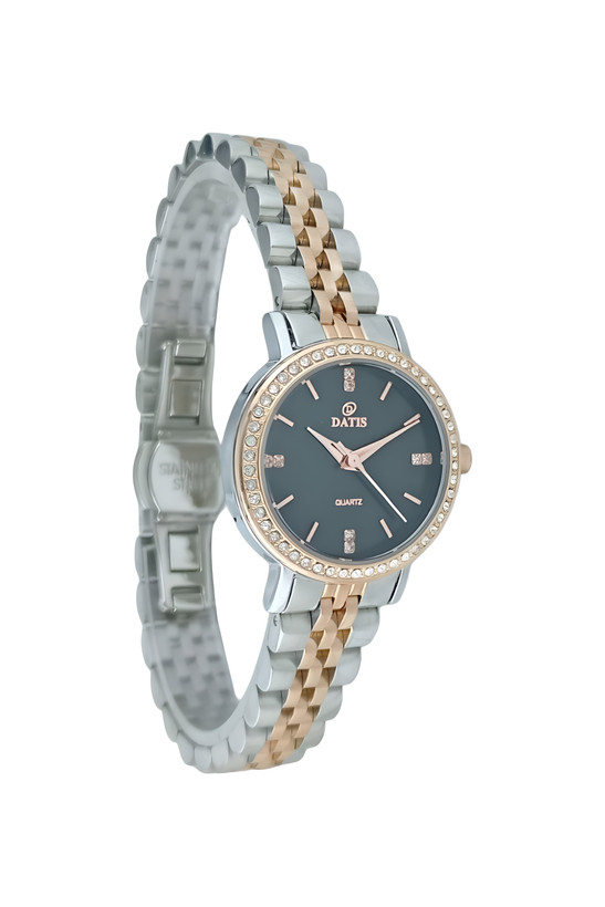 ساعت زنانه داتیس مدل فانتزی با کیفیت بالا و موتور ژاپن با گارانتی