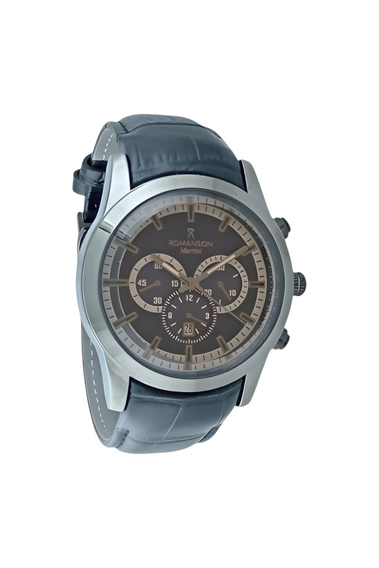 ساعت مچی مردانه رومانسون مارتینی با موتور ژاپن تاریخ دار و ضد آب در حد شستشو دست