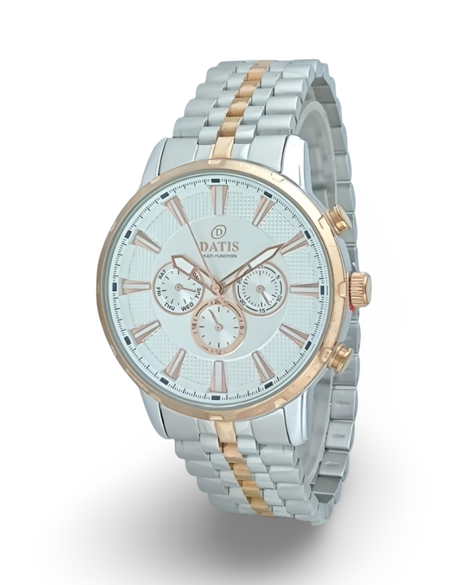 ساعت مچی مردانه داتیس با ظاهر لوکس و جذاب و سه موتوره فعال