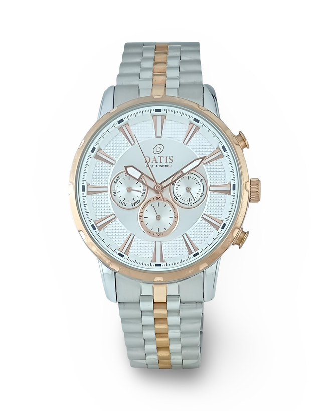 ساعت مردانه سه موتوره داتیس با موتور ژاپن و ضد آب در حد شستشو دست و یکسال گارانتی