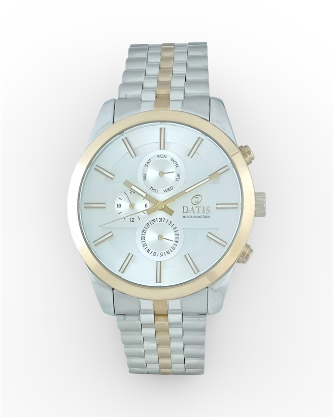 ساعت مچی مردانه داتیس با ترکیب رنگ جذاب و ظاهر به روز و کیفیت بالا مناسب هدیه و کادو