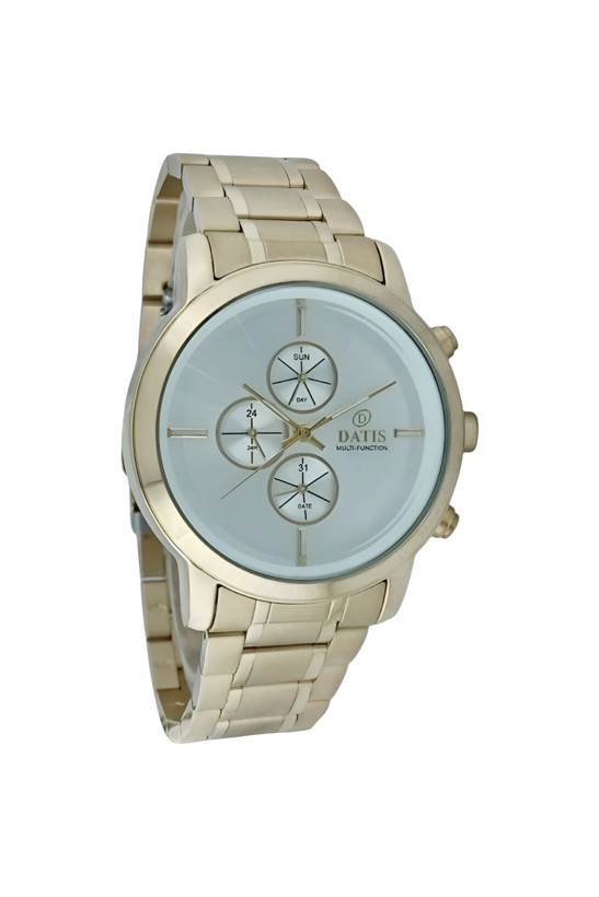 ساعت مچی مردانه داتیس با صفحه ساده و جذاب مناسب استفاده روزانه و کادویی با قیمت حراجی