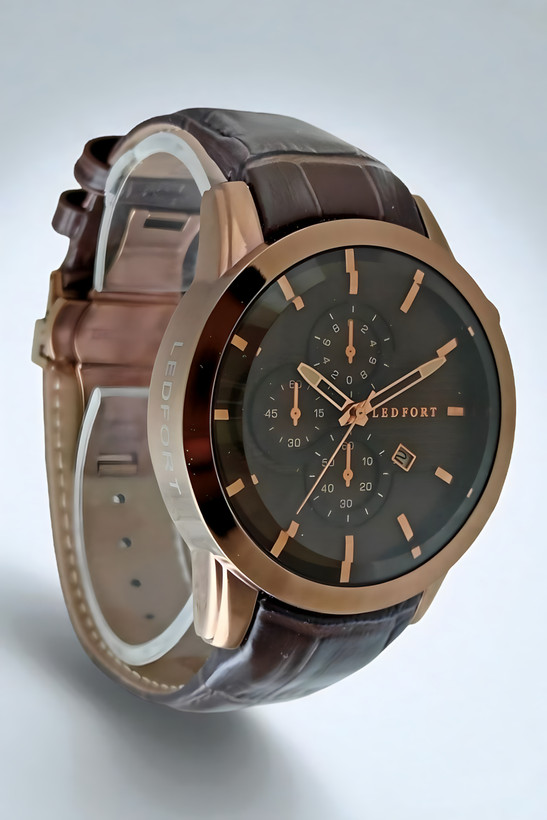 خرید ساعت مردانه اسپرت لدفورت موتور ژاپن تاریخ دار از rosetime.ir