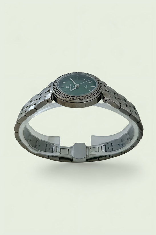 ساعت مچی زنانه شیک دنیل سزار با طراحی خاص ،بند رنگ دودی و قاب ورساچه