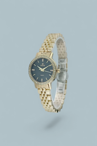 ساعت مچی زنانه داتیس با بند ظریف رولکسی،رنگ ثابت و گارانتی تضمین کیفیت