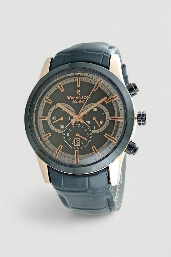 ساعت مردانه رومانسون مارتینی ،مدل سه زمانه با موتور تاریخ دار ژاپن