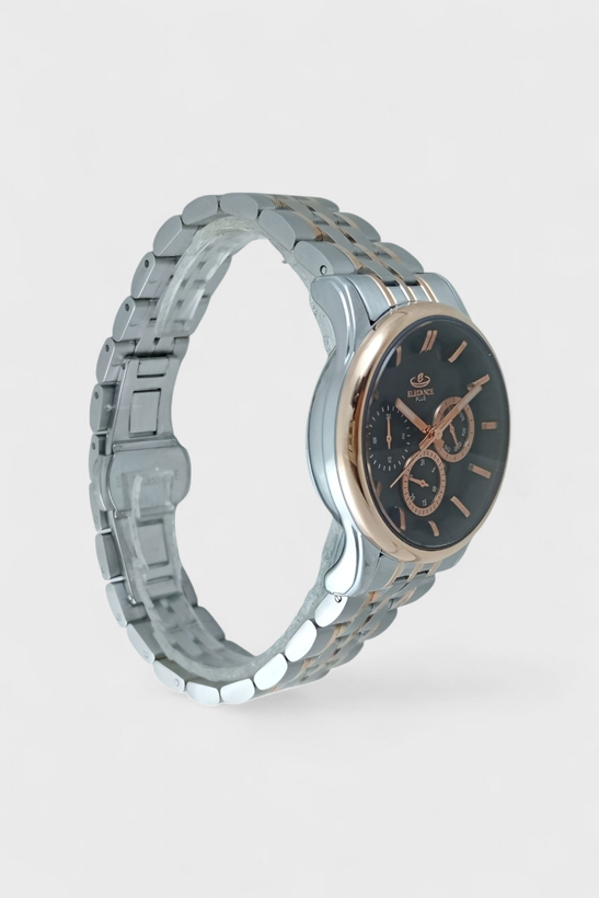 ساعت مچی زنانه الگانس پلاس با موتور ژاپن و بند استیل و ضد آب در حد شستشو دست