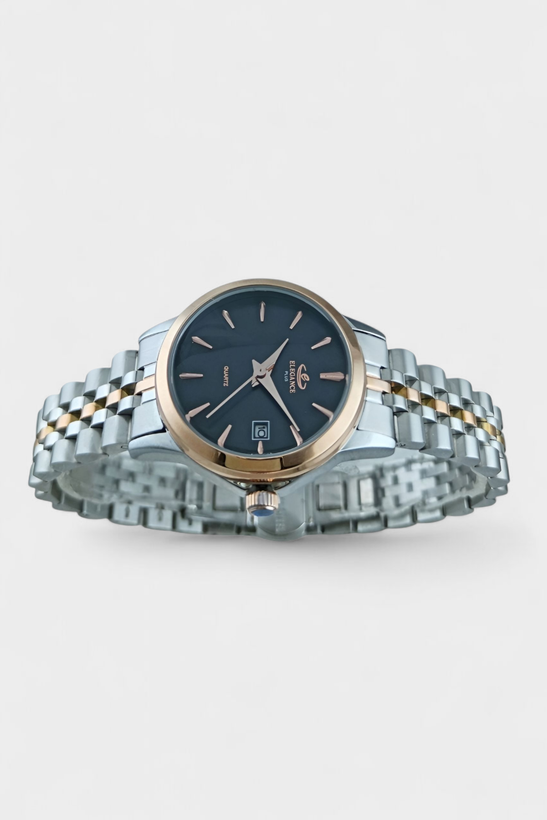 ساعت مچی الگانس پلاس با موتور ژاپن،بند فلزی استیل،ضد آب و گارانتی یکساله