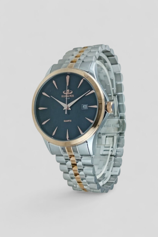 ساعت مردانه کلاسیک الگانس با بند فلزی استیل و موتور ژاپن،ضد آب و گارانتی دار