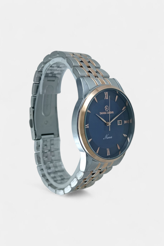 ساعت کلاسیک بند فلزی دنیل سزار با بند فلزی استیل و قفل معمولی راحت و محکم