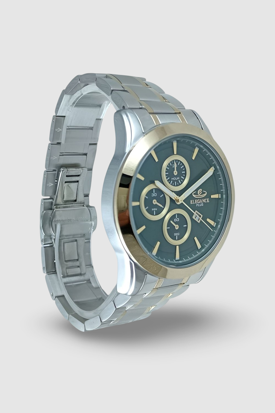 ساعت اسپرت مردانه طرح سه موتوره الگانس با موتور ژاپن و ضد آب ،بهمراه گارانتی یکساله