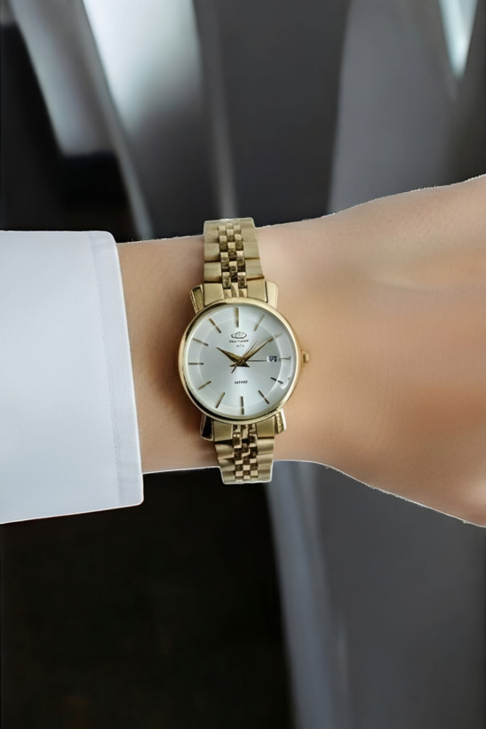 ساعت مچی کلاسیک زنانه با بند استیل ضد حساسیت و موتور ژاپن