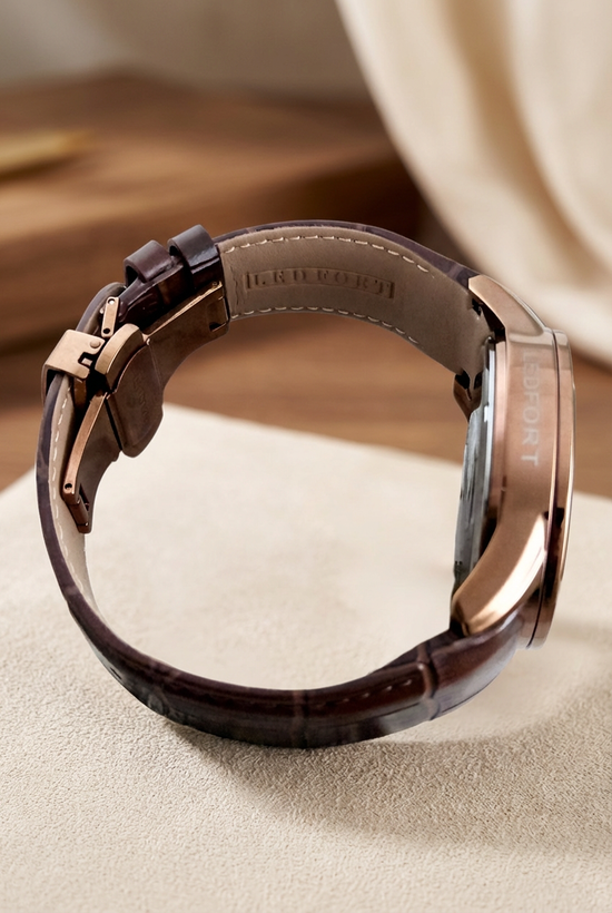 ساعت مچی مردانه لدفورت با کیفیت خوب،ضد آب و رنگ ثابت