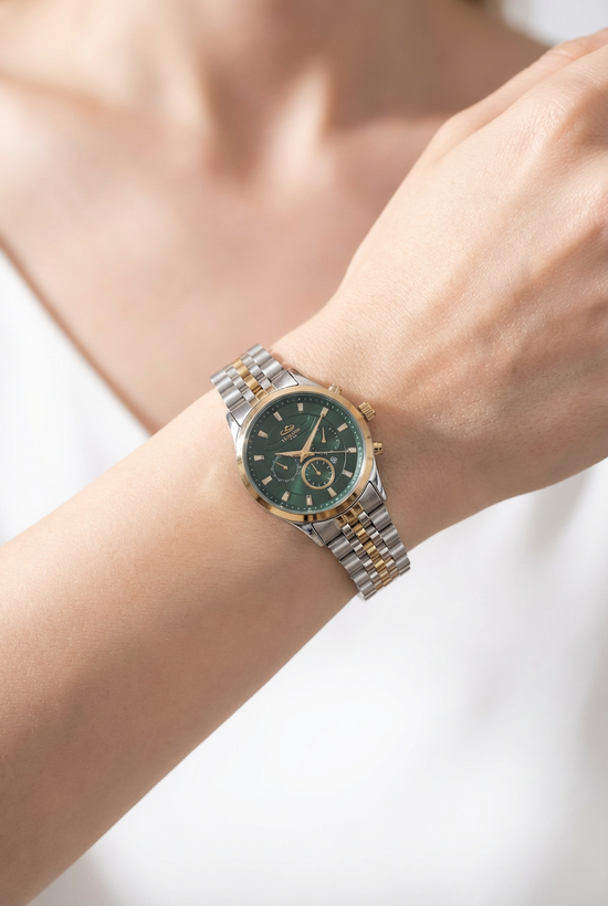 ساعت طرح سه موتوره الگانس با موتور ژاپن و ضد آب