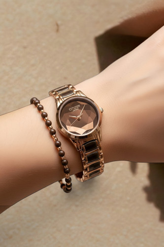 ساعت مچی زنانه استیل سرامیک سیتیزن مارتینی