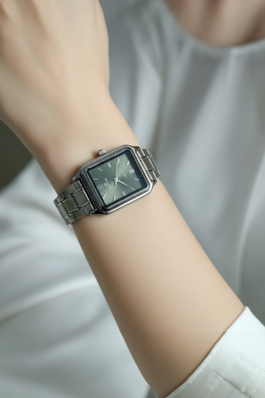 ساعت مچی بند فلزی چهارگوش دنیل سزار با کیفیت بالا و ضد آب