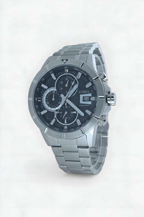 ساعت بند فلزی سه موتوره مردانه با کیفیت بالا و گارانتی