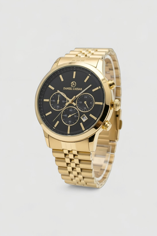 ساعت اسپرت مردانه طلایی دنیل سزار با کیفیت بالا و قیمت اقتصادی| ضد آب و گارانتی