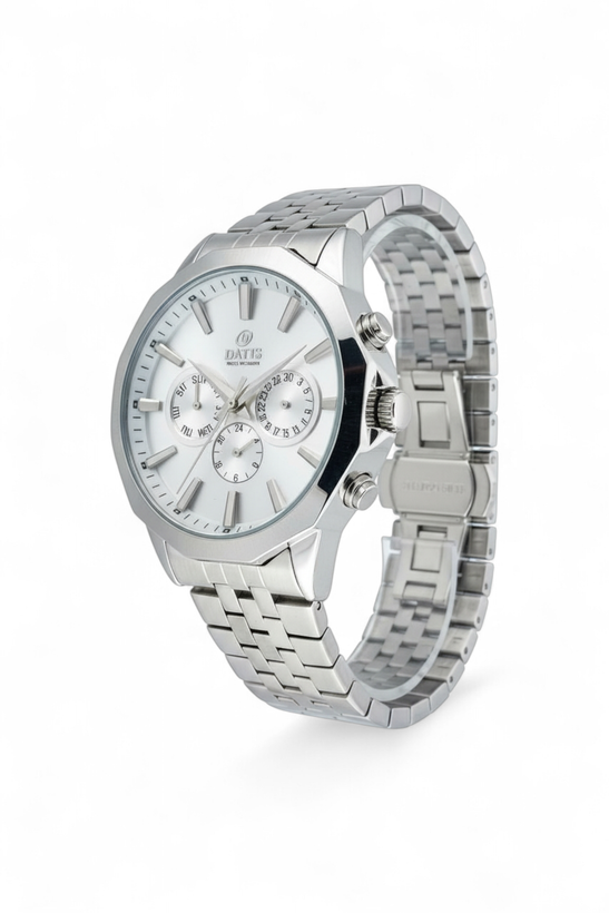 ساعت مردانه سه موتوره داتیس با موتور فول تایم ژاپن و ضد آب ،رنگ ثابت و گارانتی