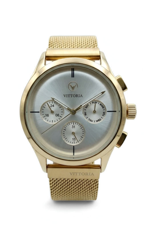 ساعت مردانه سه موتوره ویتوریا با وزن سبک و مناسب استفاده روزمره