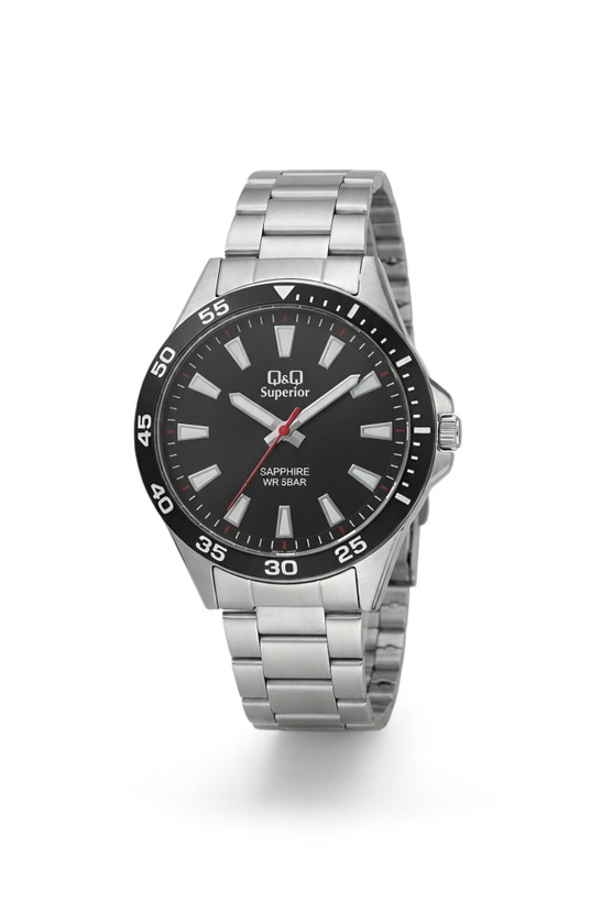 ساعت بند فلزی مردانه Q&Q اورجینال با رفرانس ۳۶۲L