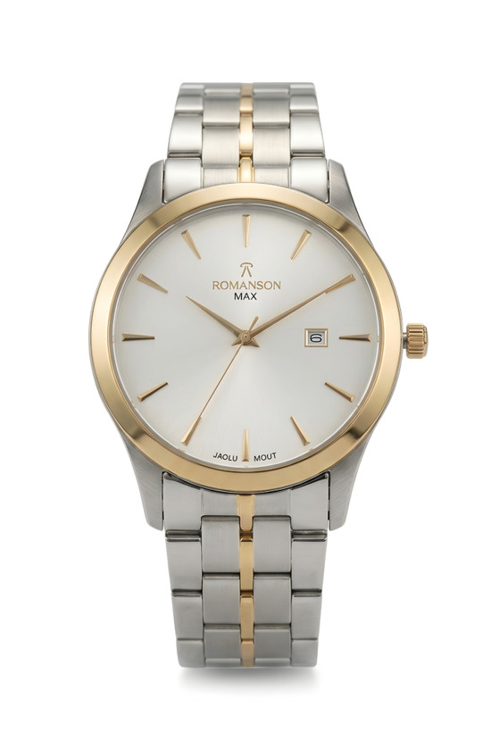 ساعت مردانه بند فلزی رومانسون با رنگ صفحه روشن