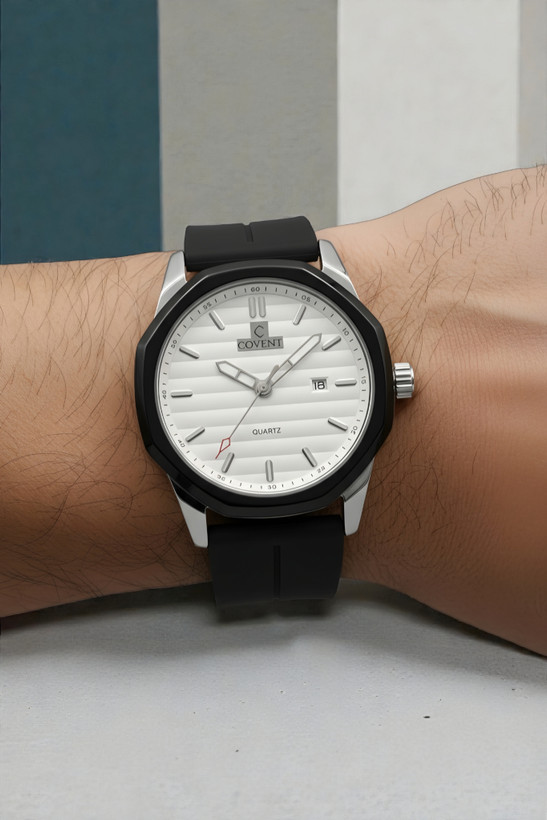 ساعت مردانه قیمت مناسب کاونت با بند لاستیکی مناسب هدیه و کادو