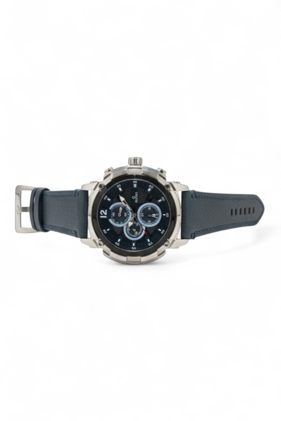 ساعت مچی مردانه بند چرم با قفل معمولی و راحت