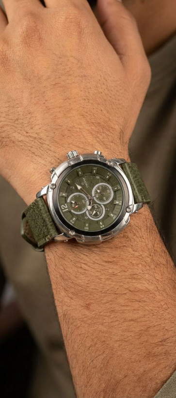 ساعت مردانه کاونت با رنگ سبز