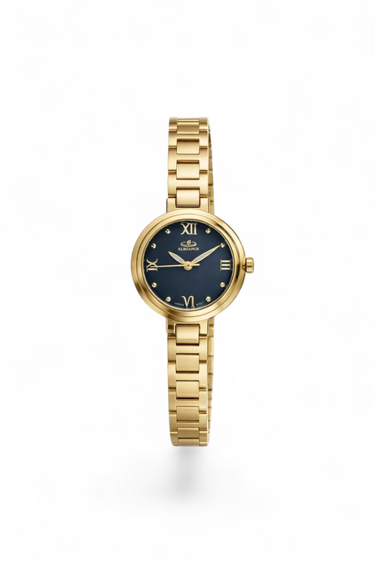 ساعت زنانه فانتزی الگانس با موتور ژاپن و رنگ ثابت