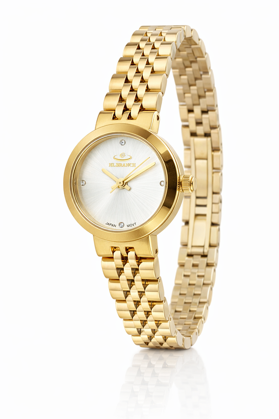 ساعت زنانه ظریف با موتور ژاپن و تحمل فشار آب