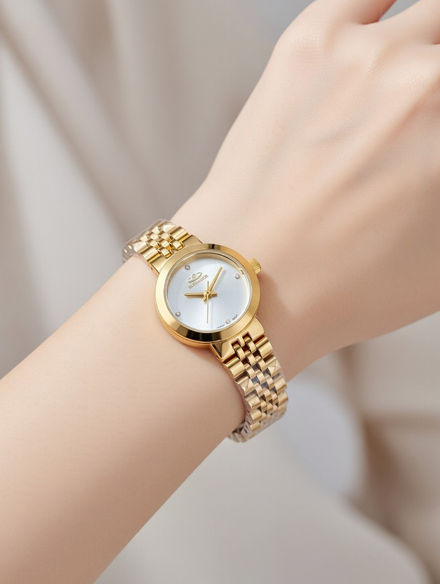 ساعت بند فلزی زنانه الگانس با صفحه کوچک