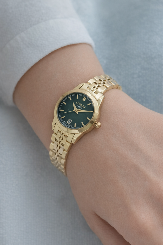 ساعت زنانه سیتیزن با دوام رنگ بالا و کیفیت ضد آبی خوب