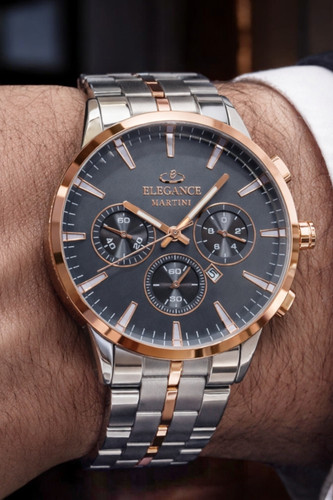 ساعت مچی مردانه الگانس با بند فلزی اسپرت و کیفیت بالا