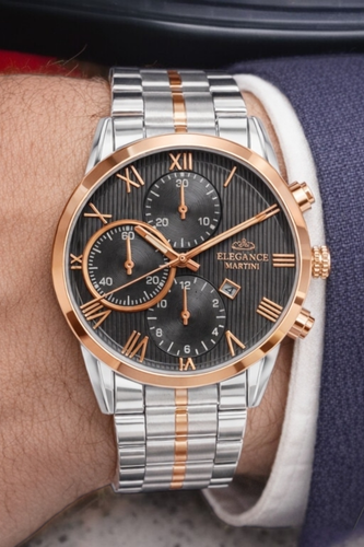 ساعت اسپرت بند فلزی طرح کورنو مردانه الگانس