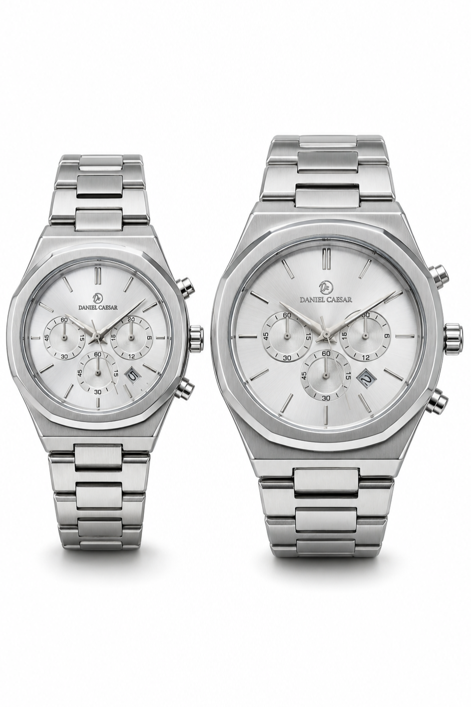 ست ساعت مچی زنانه مردانه دنیل سزار سه موتوره کورنوگراف